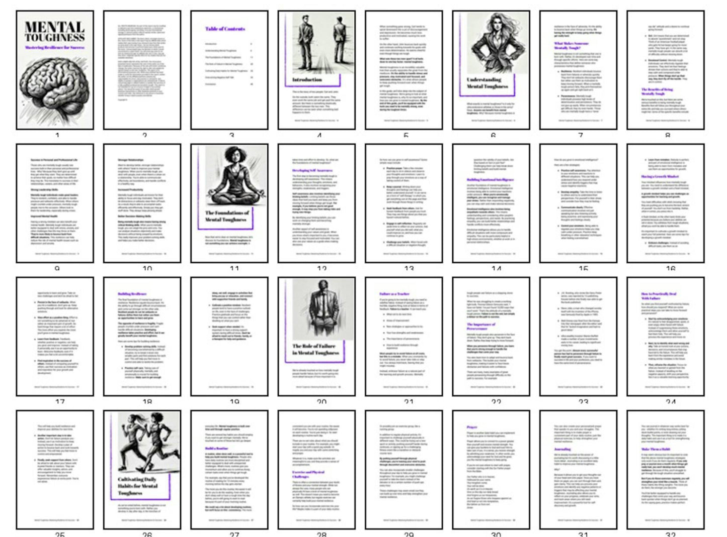 Mental Toughness: Mastering Resilience for Success (E-Book)