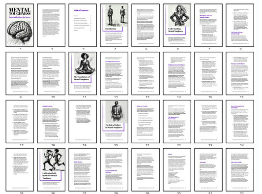 Mental Toughness: Mastering Resilience for Success (E-Book)